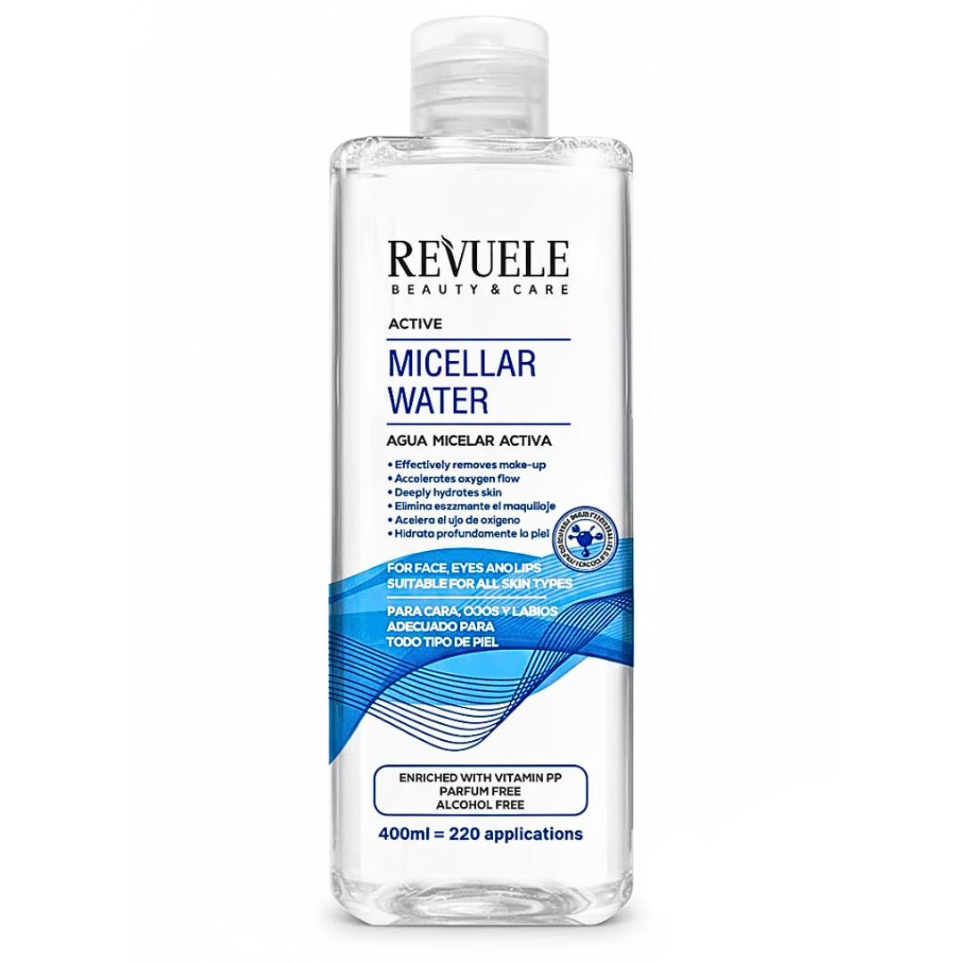 Revuele-Micellar-Water-Active-400ml.png Revuele Micellar Water Active 400ml – Image 1