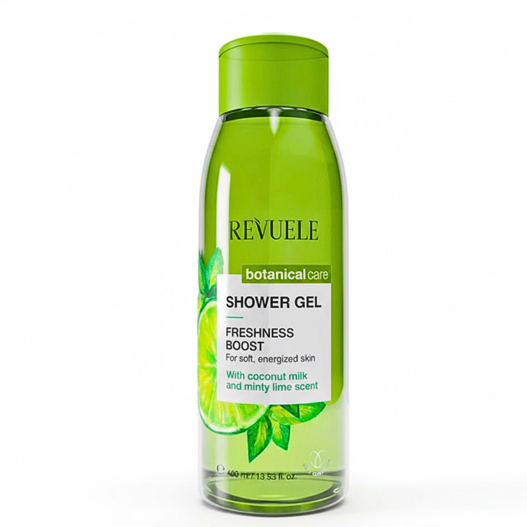 Revuele-Shower-Gel-Freshness-Boost-400ml.png Revuele Shower Gel Freshness Boost 400ml – Image 1