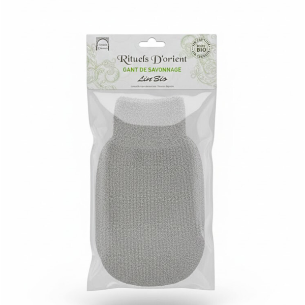 Rituels D&rsquo;orient Gant De Savonnage Lin Bio