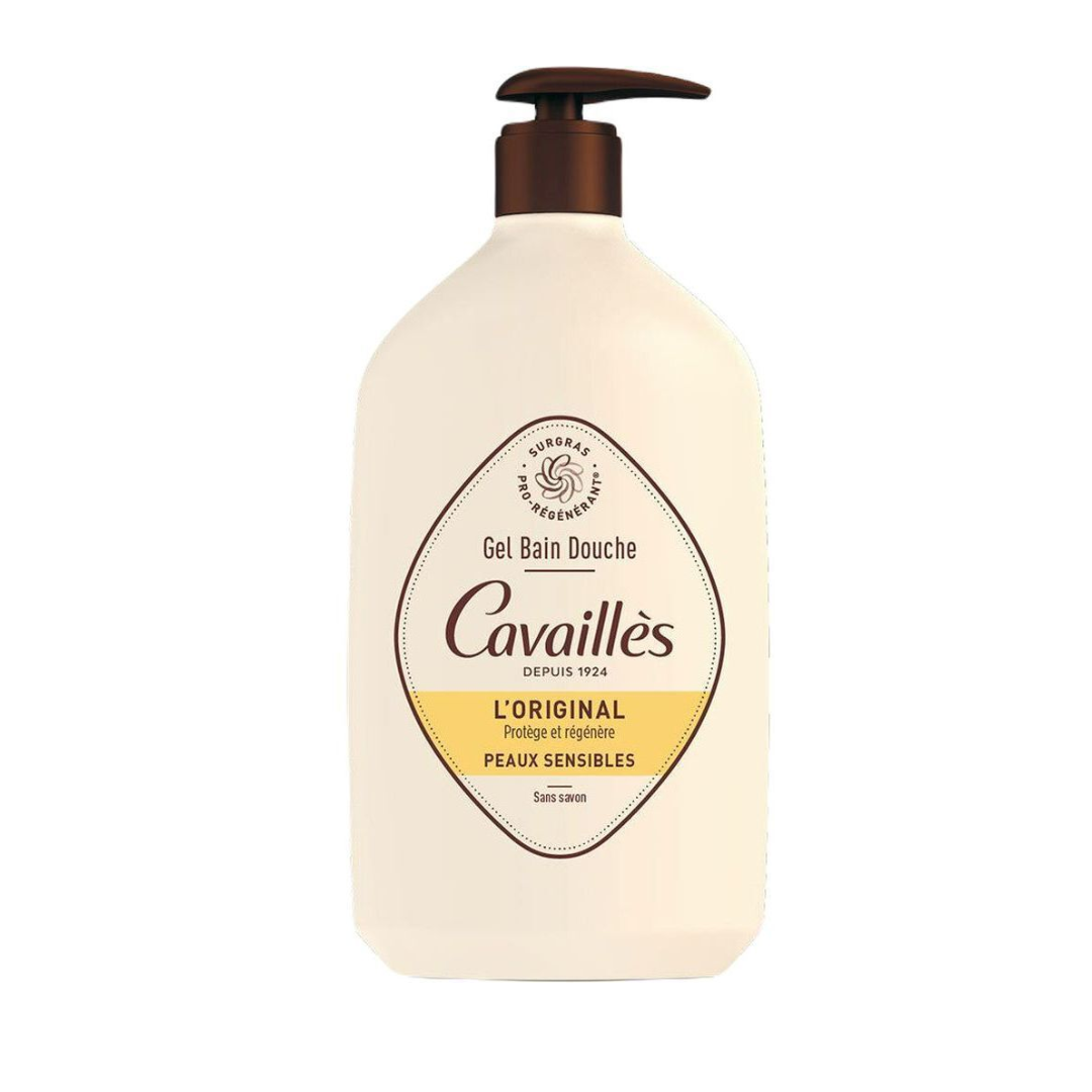 Roge-Cavailles-gel-surgras-bain-douche-classique-1L.png Rogé Cavaillés gel surgras bain & douche classique 1L – Image 1