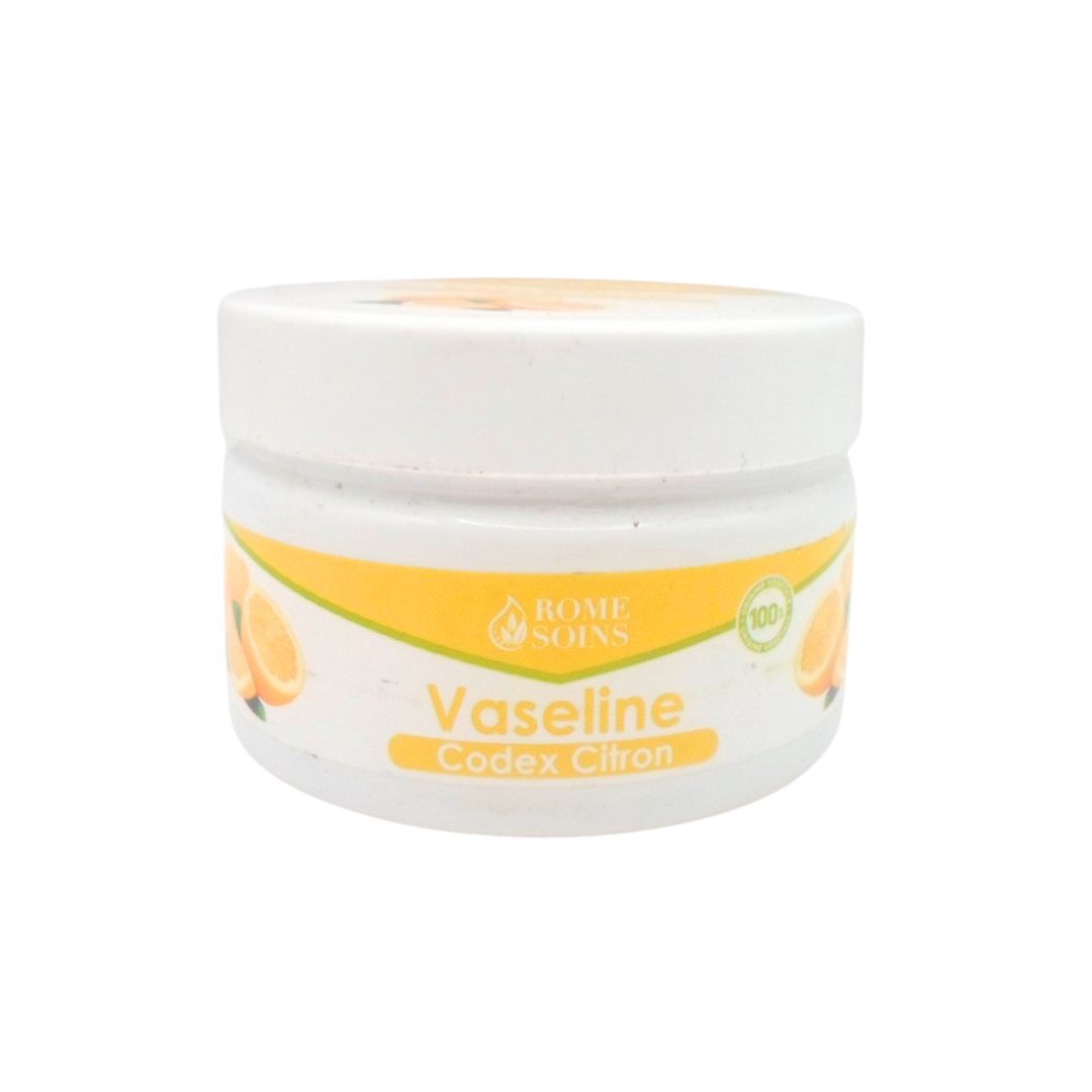Rome-soins-Vaseline-codex-citron-120g-1.png Rome Soins Vaseline Codex Citron 120g – Image 1