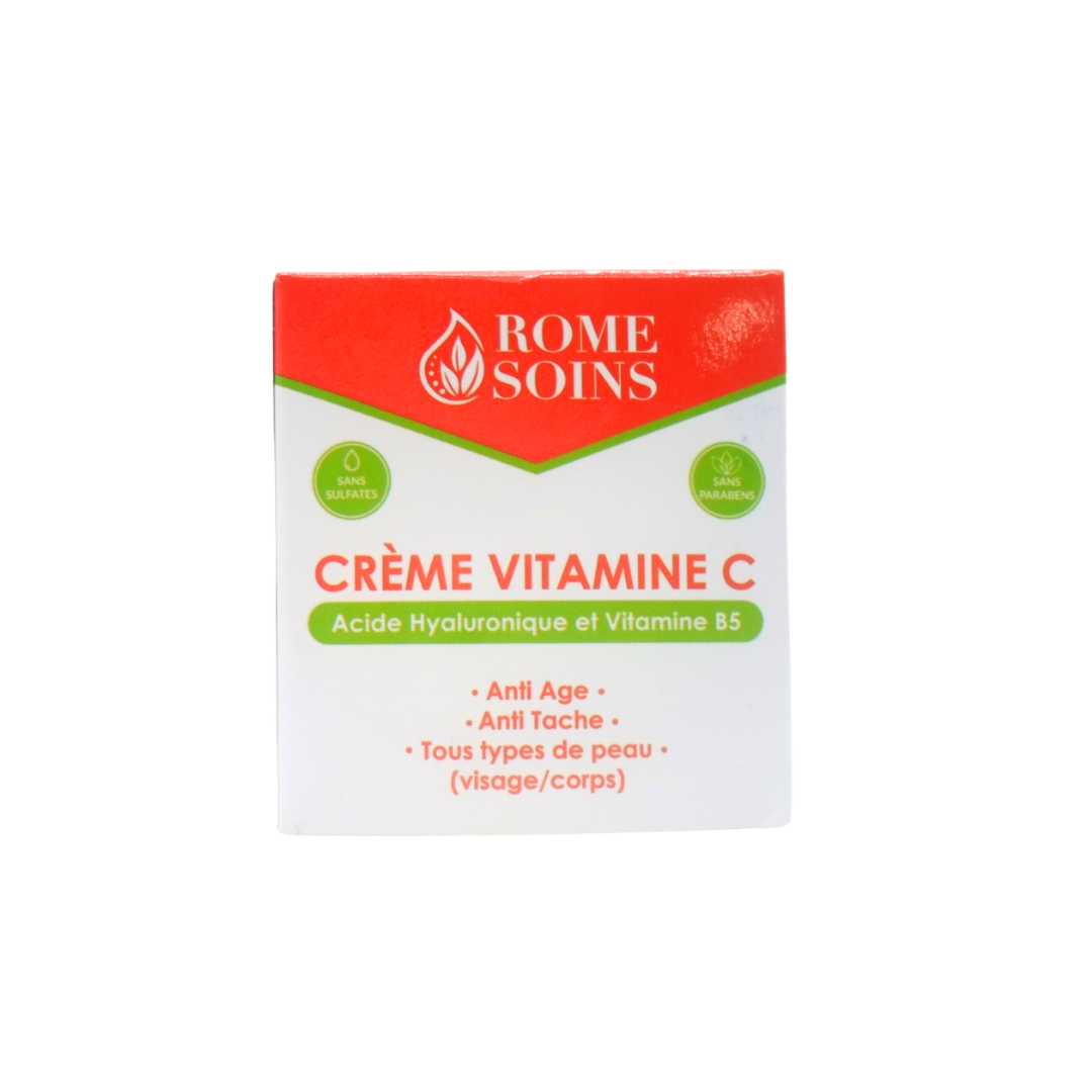 Rome-soins-creme-jeunesse-vitamine-C-50g.png Rome Soins Creme Vitamine C 50g – Image 1