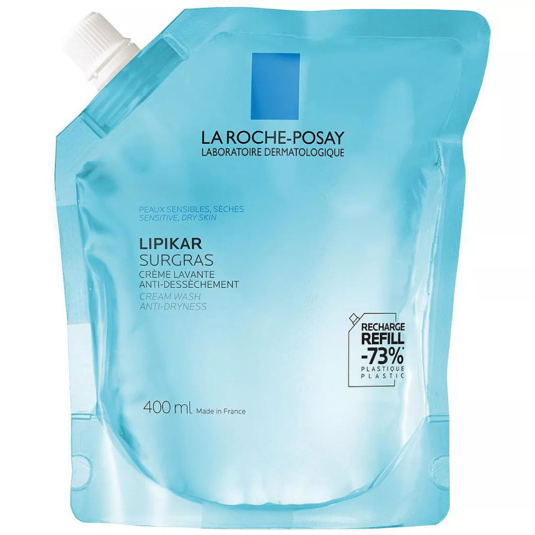 Rp-Lipikar-Surgras-Creme-Lavante-Eco-Recharge-400ml.png Roche Posay Lipikar Surgras Creme Lavante Eco-Recharge 400ml – Image 1