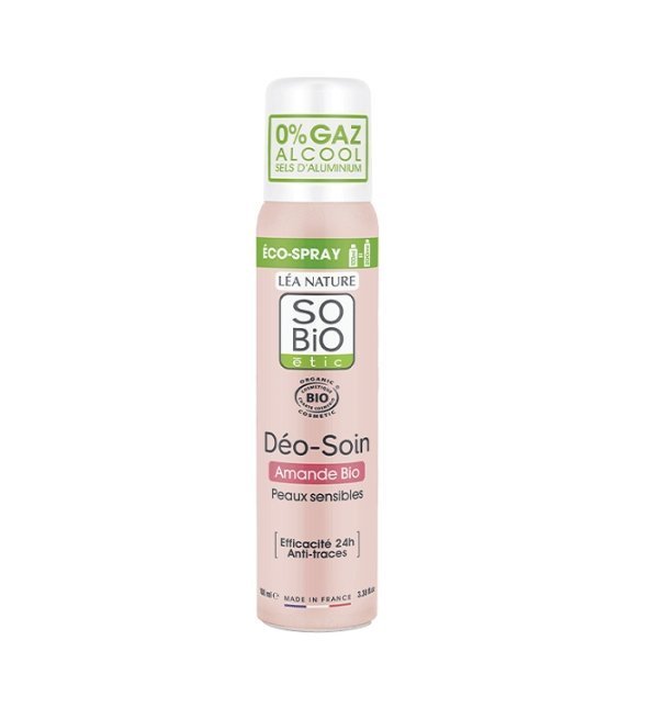 SO-BIO-DEODORANT-SPRAY-AMANDE-100ML-1.jpg SO BIO DEODORANT SPRAY AMANDE 100ML – Image 1