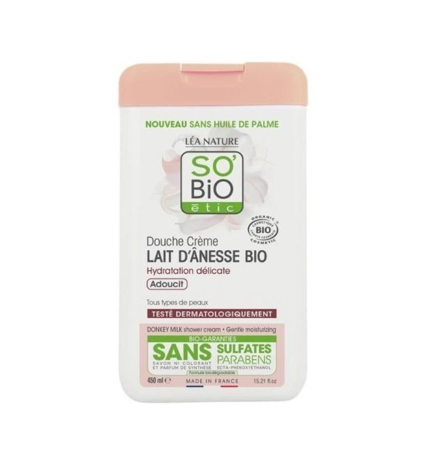SO-BIO-DOUCHE-CREME-LAIT-DANESSE-450ML-1.jpg SO BIO DOUCHE CREME LAIT D’ANESSE 450ML – Image 1