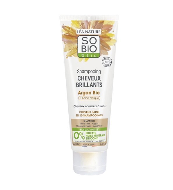 SO-BIO-SHAMPOING-CHEVEUX-BRILLANTS-ARGAN-250ML-1.jpg SO BIO SHAMPOOING CHEVEUX BRILLANTS ARGAN 250ML – Image 1