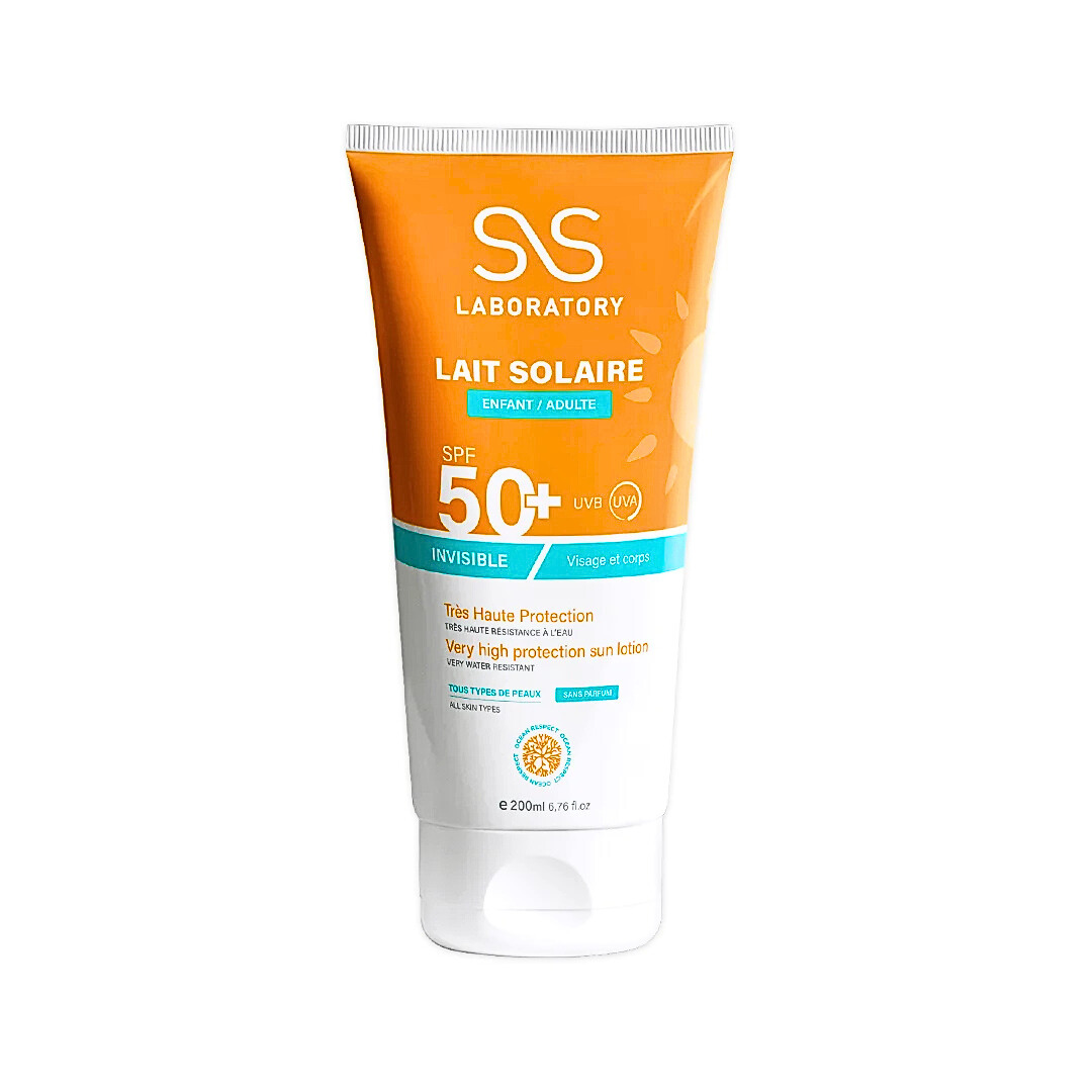 SS-Lait-solaire-invisible-spf50-150ml.png SS Laboratory Lait Solaire Invisible Spf50+ 150ml – Image 1