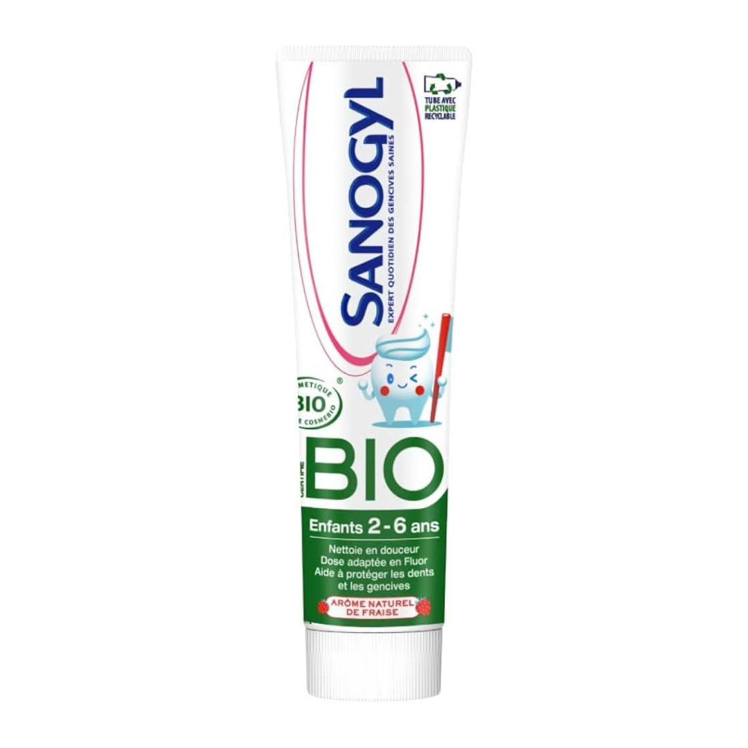 Sanogyl-dent-enfants-bio-tube-50-ml.png Sanogyl Dentifrice Enfants Bio 50 ml – Image 1