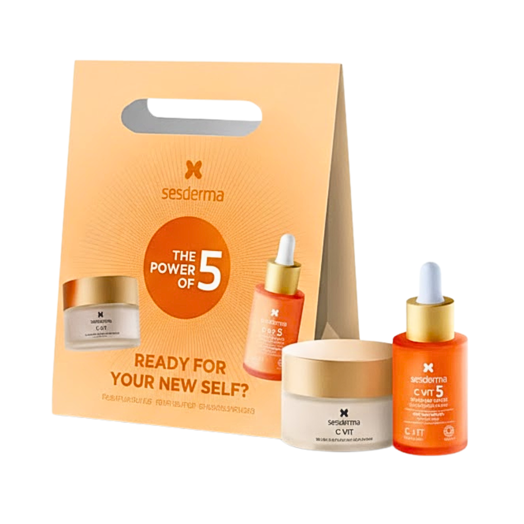 Sesderma-Coffret-Lumineux-Creme-C-vit-50ml-Serum-C-vit-5-30ml.png Sesderma Lumineux Creme C-vit 50ml + Serum C-vit 5 30ml Coffret – Image 1