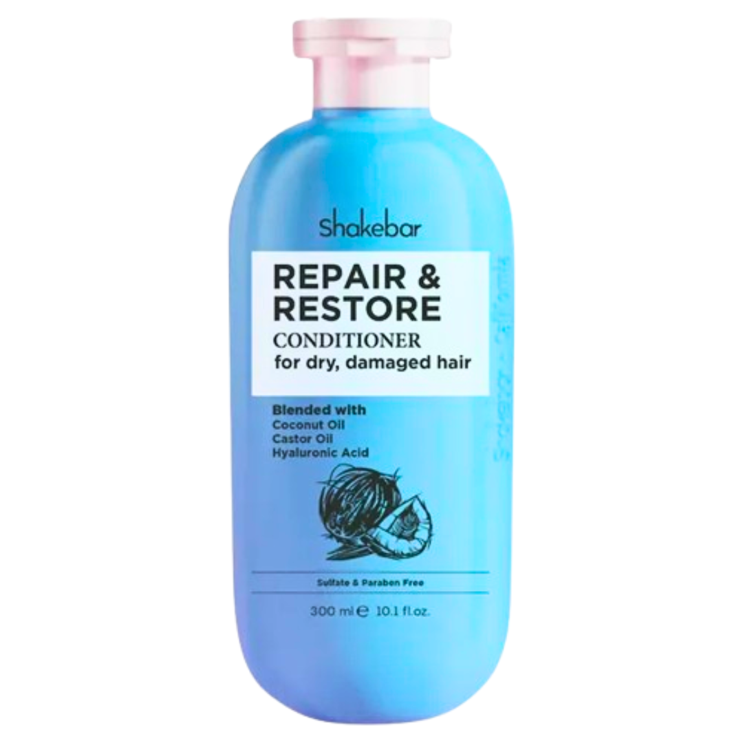 Shakebar-RepairRestore-Hair-Conditioner-300ml.png Shakebar Repair & Restore Hair Conditioner 300ml – Image 1