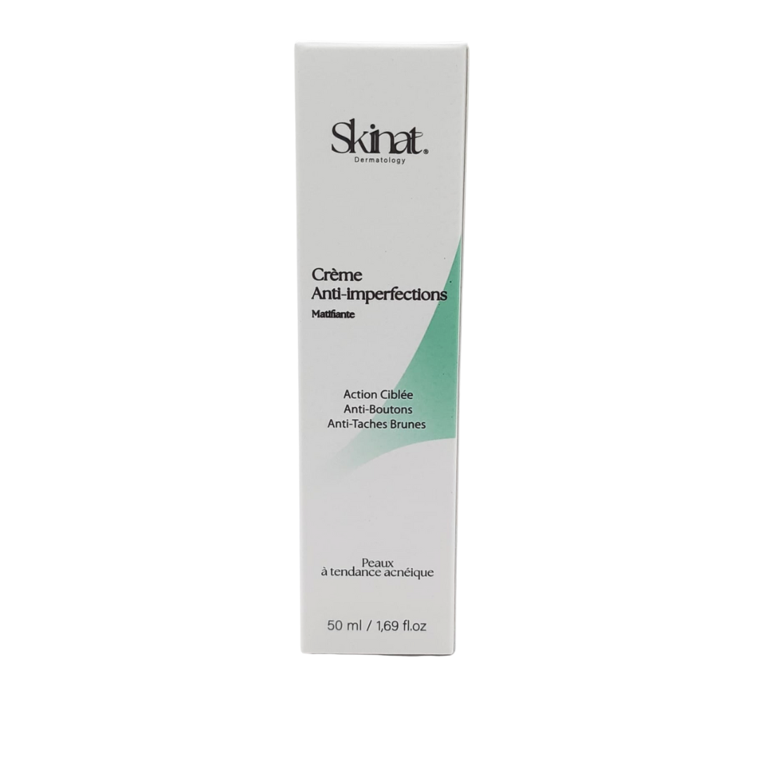 Skinat-Creme-Anti-Imperfections-Matifiante-50ml.png Skinat Creme Anti-Imperfections Matifiante 50ml – Image 1