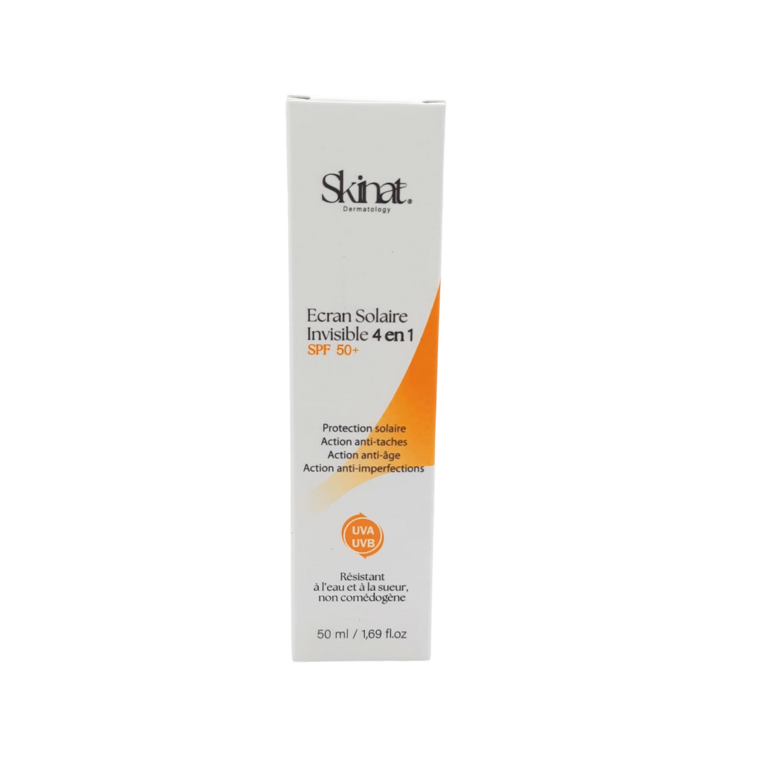 Skinat-Creme-Solaire-Invisible-4en1-spf50-50ml.png Skinat Creme Solaire Invisible 4en1 spf50+ 50ml – Image 1