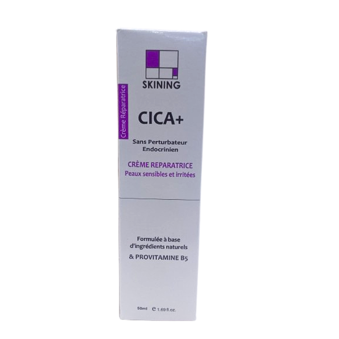 Skining-Cica-Creme-Reparatrice-50ml-1.png Skining Cica+ Creme Reparatrice 50ml – Image 1