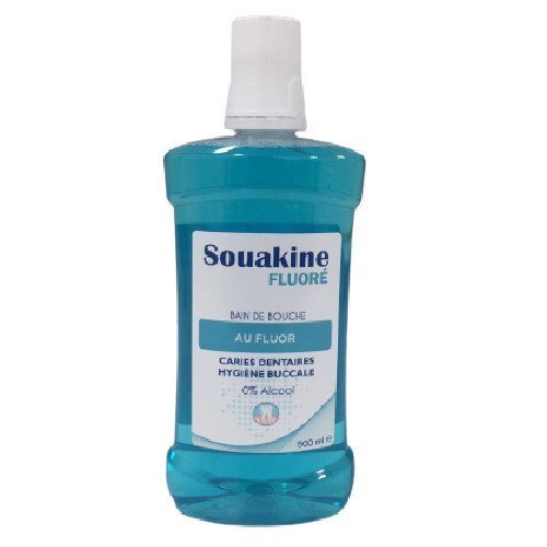 Souakine-bain-de-bouche-Fluore-500ml.jpg SOUAKINE BAIN DE BOUCHE FLUOREE 500ML – Image 1