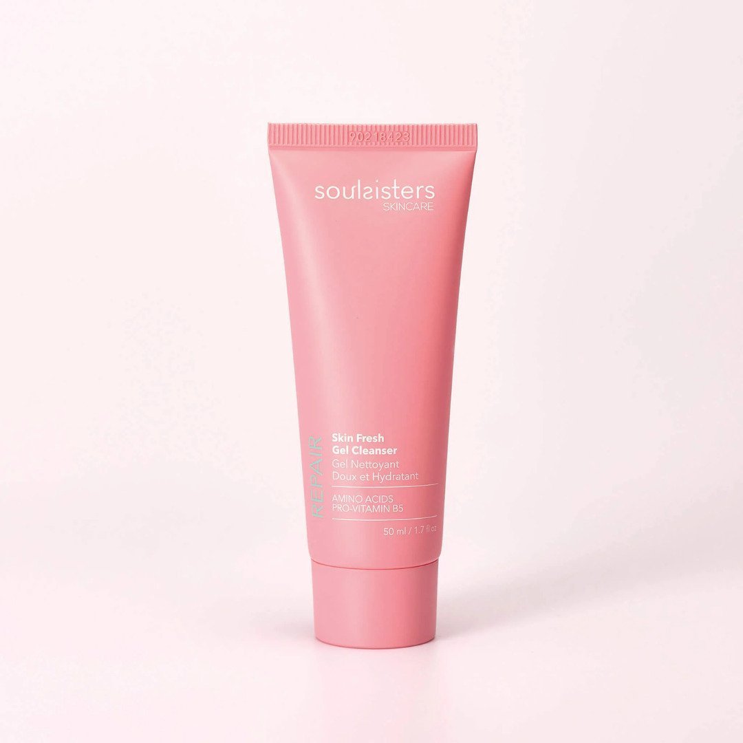 Soul-sisters-gel-nettoyant-doux-50ml-rose.jpg Soul Sisters Gel Nettoyant Doux 50ml Rose – Image 1