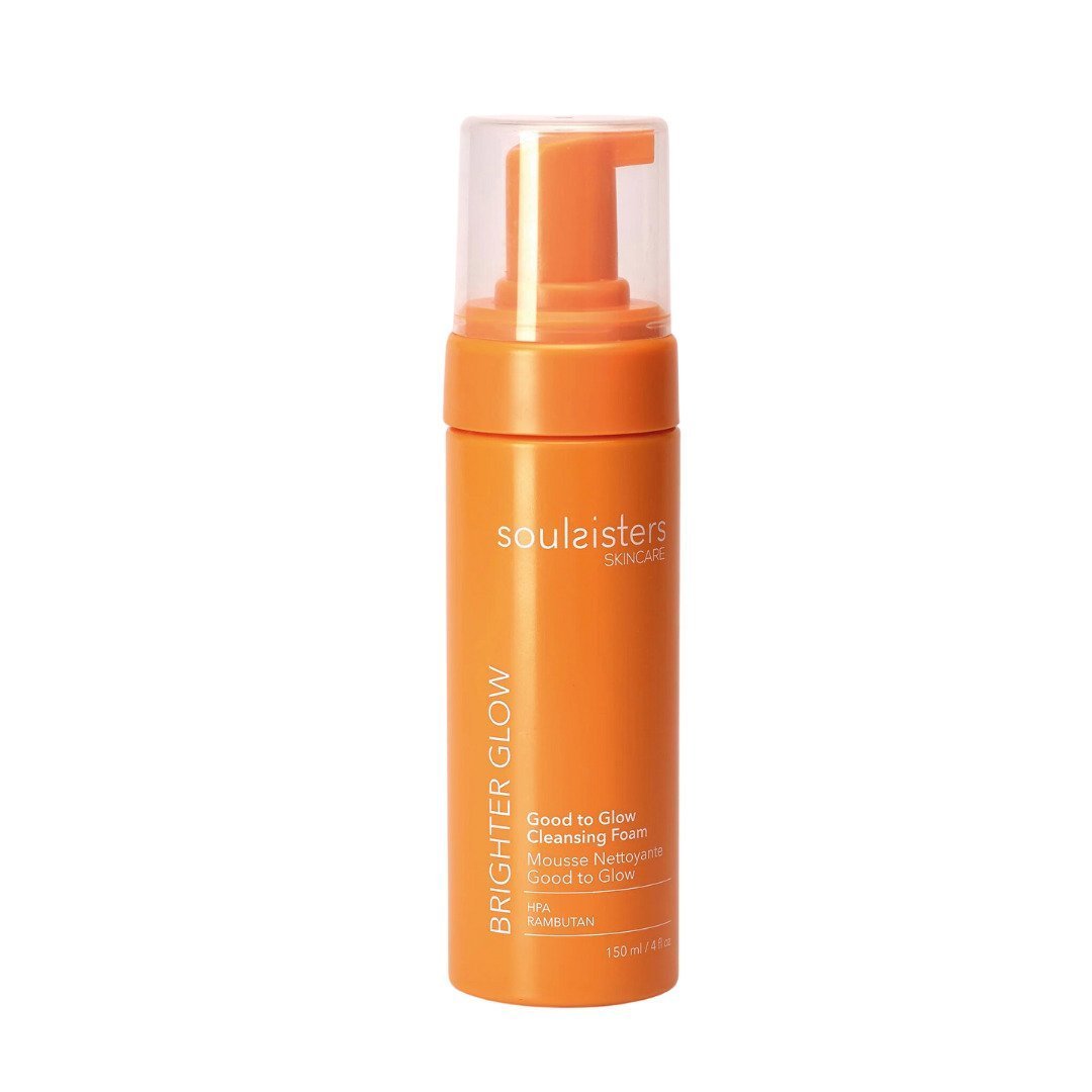 Soul-sisters-mousse-nettoyante-eclairciss-good-to-glow150ml-orange.jpg Soul Sisters Mousse Nettoyante Éclaircissante 150ml Orange – Image 1