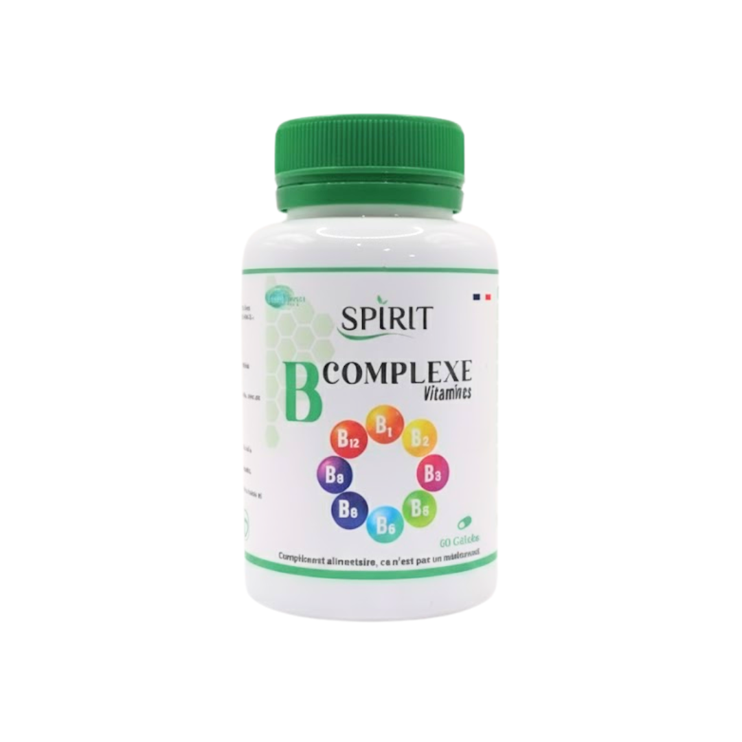 Spirit-B-Complexe-60gelules.png Spirit B Complexe 60 Gelules – Image 1