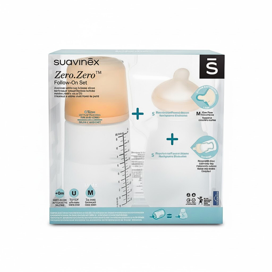 Suavinex-Bib-Anti-coliquerechange-TetineRechange-Poche-270ml.png Suavinex Biberon Anti-Colique+Rechange Tetine+Rechange Poche 270ml – Image 1