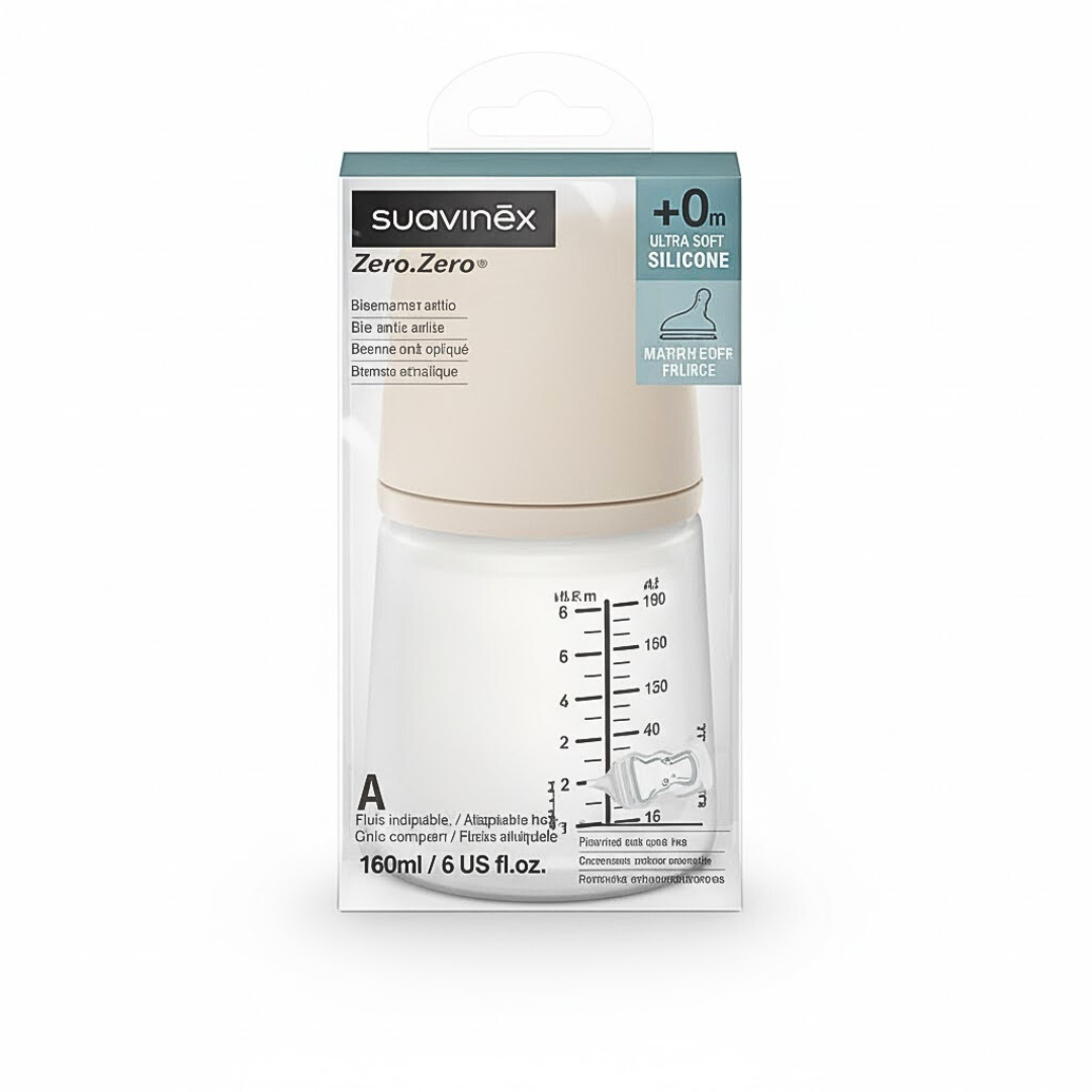 Suavinex-Biberon-Anti-colique-Adaptable-Flow-0m-180ml.png Suavinex Biberon Anti-Colique Adaptable Flow +0m 180ml – Image 1