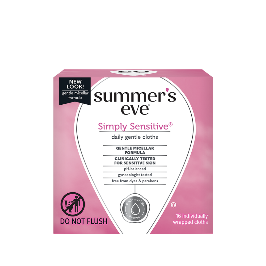 Summers-Eve-sensitive-cleansing-cloths-16-un-1.png Summer’s Eve Simply Sensitive Cleansing 16 Cloths – Image 1