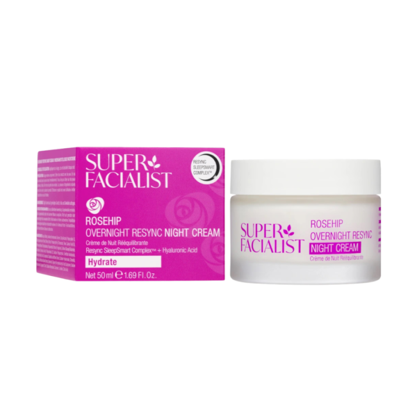 Super Facialist Rosehip Overnight Resync Night Cream 50ml