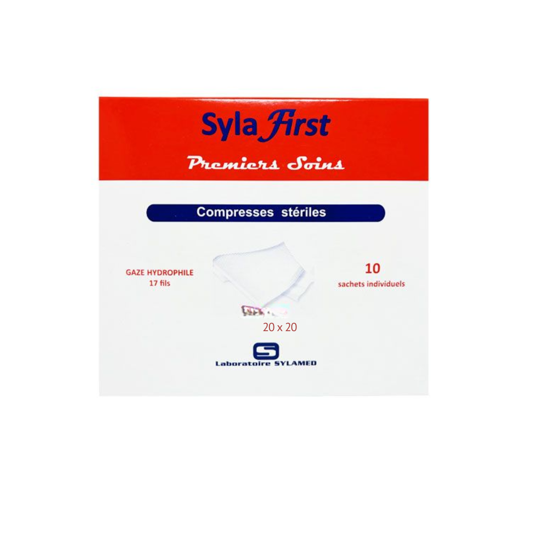 Sylafirst-Compress-Sterilies-2020-Bte-de-10pcs-1.png Sylafirst Compress Sterilies 20×20 Boite de 10 Pieces – Image 1