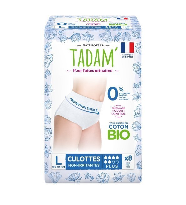 TADAM-CULOTTES-FUITES-URINAIRES-PLUS-TAILLE-L-X-8-1.jpg TADAM CULOTTES FUITES URINAIRES PLUS TAILLE L X 8 – Image 1