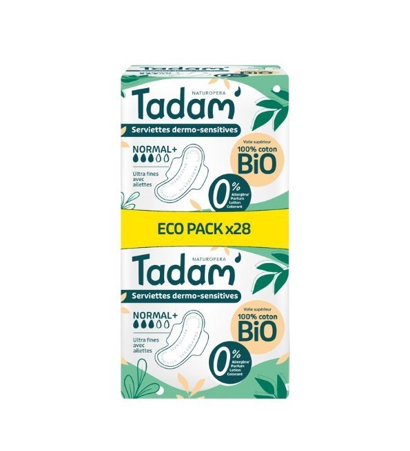 TADAM-SERVIETTES-ULTRA-NORMAL-14U-X2-PACK-PROMO-1.jpg TADAM SERVIETTES ULTRA NORMAL+ 14 UNITES X2 PACK PROMO – Image 1