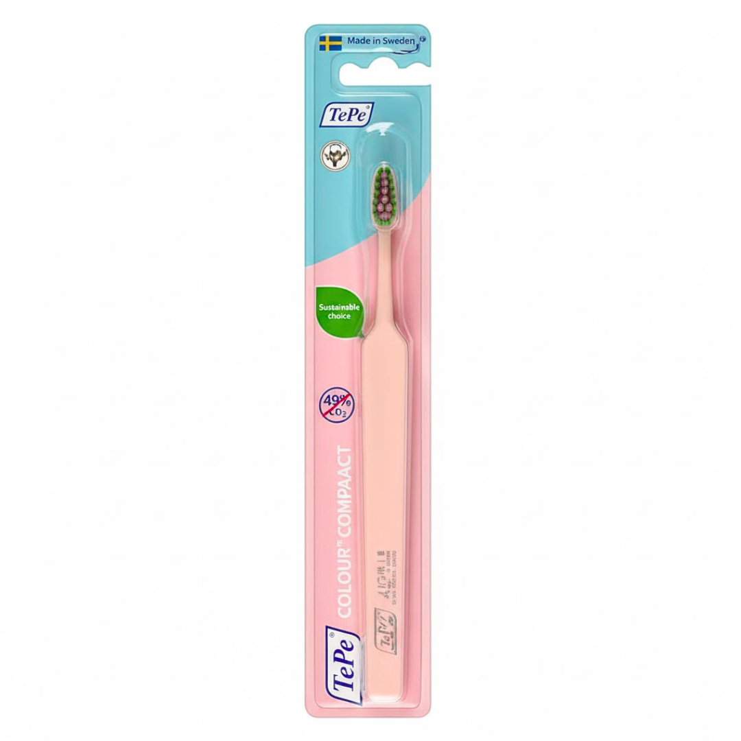 Tepe-Bad-Colour-Compact-Rose-Clair-Extra-Soft.png Tepe Brosse A Dents Colour Compact Rose Clair Extra Soft – Image 1
