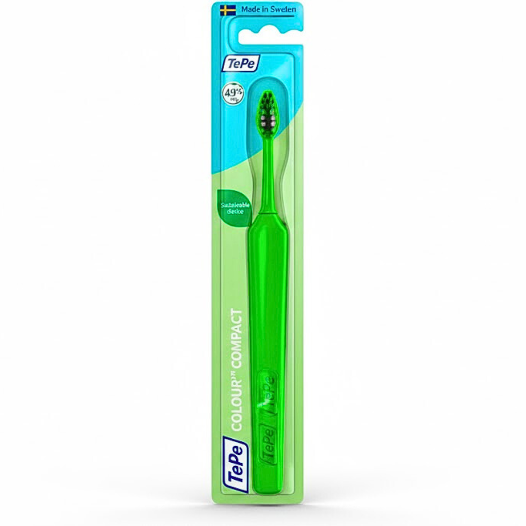 Tepe-Bad-Colour-Compact-Vert-Extra-Soft.png Tepe Brosse A Dents Colour Compact Vert Extra Soft – Image 1