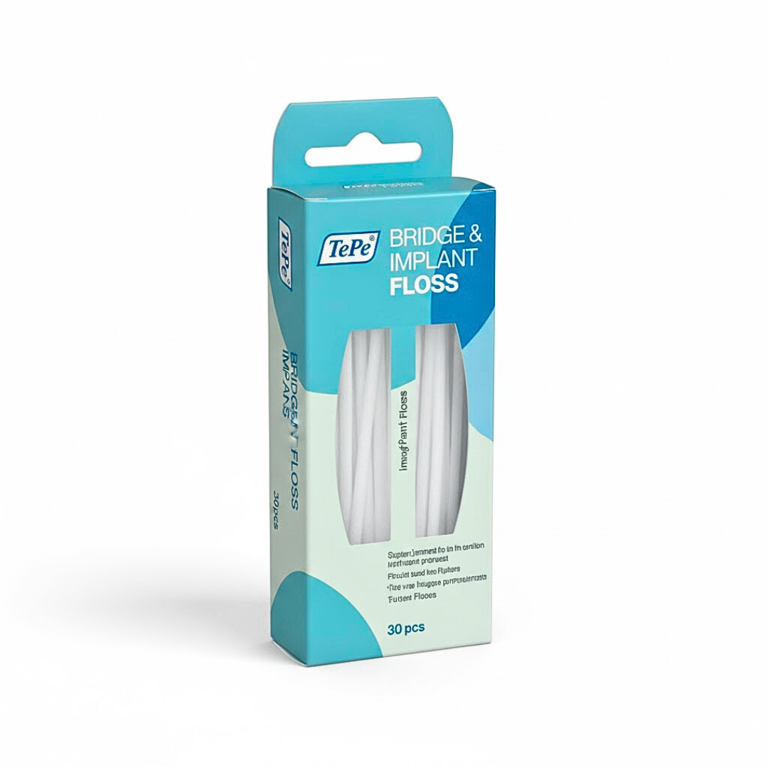 Tepe-Fil-Dentaire-Pour-Bridge-Et-Implant-30pcs.png Tepe Fil Dentaire Pour Bridge Et Implant 30 Pieces – Image 1