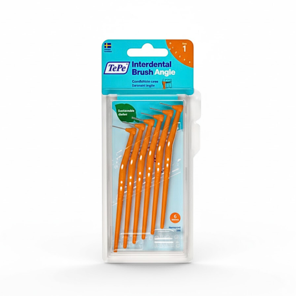 Tepe Interdental Brush Orange 0.45mm Taille 1 -6 Pieces