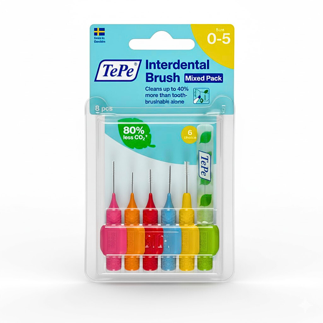 Tepe-Idb-Original-Pack-Mixt-Taille-0-5-6pcs.png Tepe Interdental Brush Original Pack Mixt Taille 0-5 -6 Pieces – Image 1