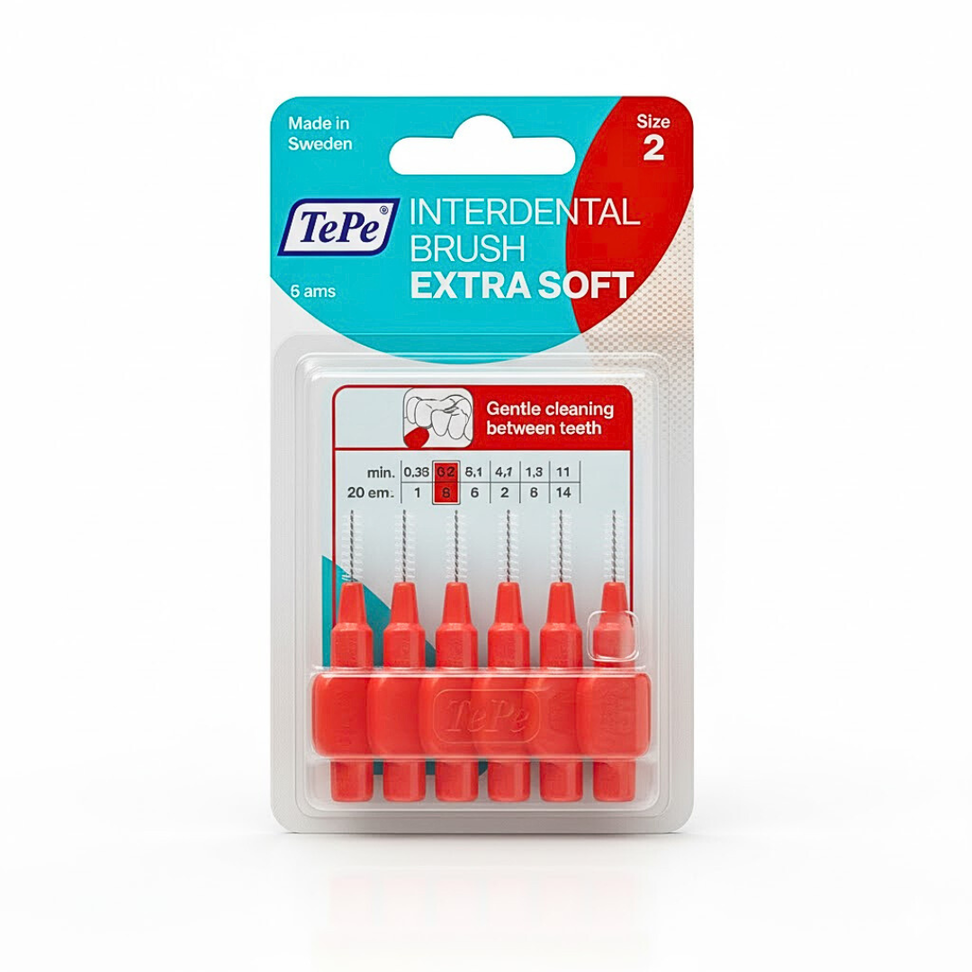 Tepe-Idb-Original-Rouge-0.5mm-Taille-2-6pcs.png Tepe Interdental Brush Original Rouge 0.5mm Taille 2 -6 Pieces – Image 1