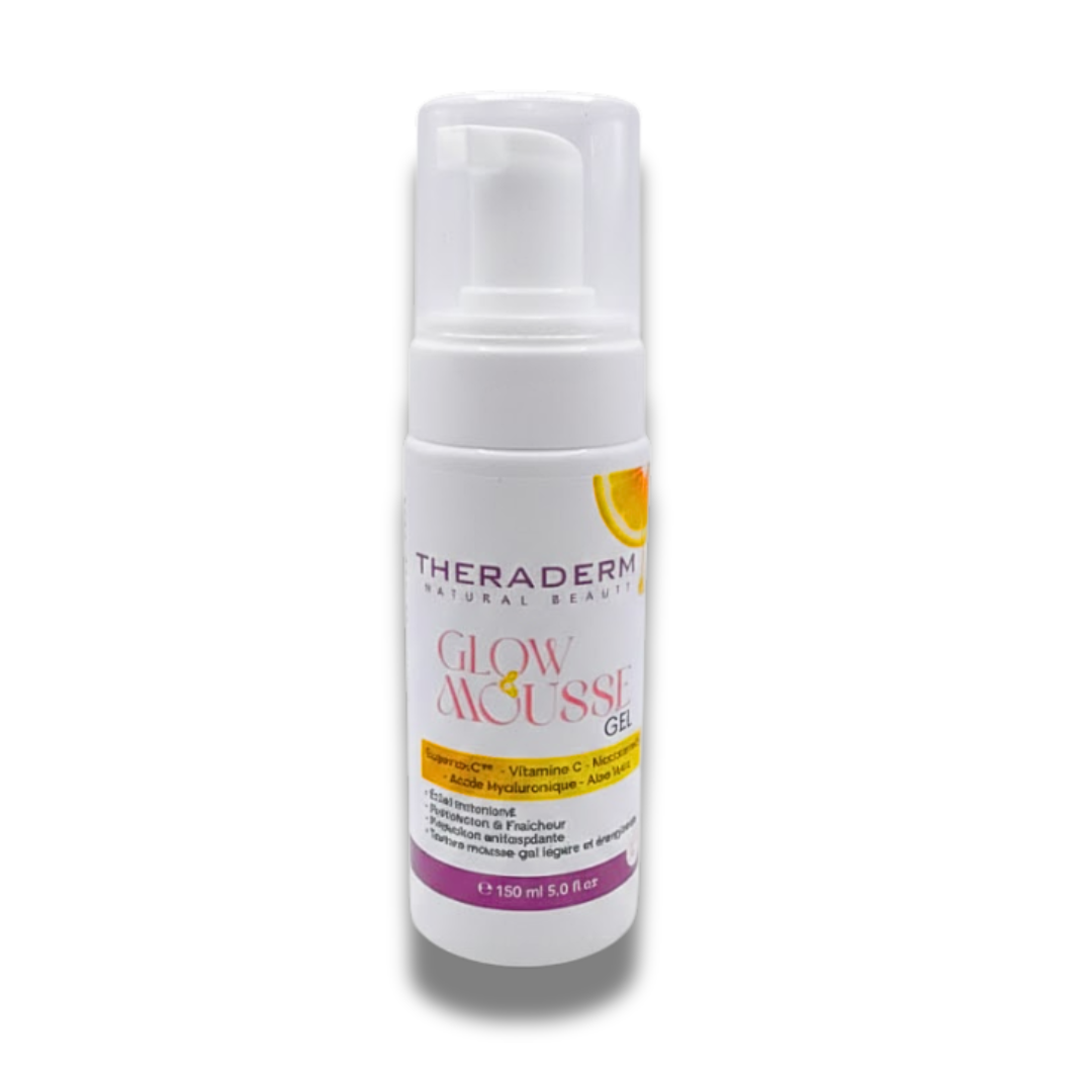Theraderm-Glow-Mousse-Gel-150ml.png Theraderm Glow Mousse Gel 150ml – Image 1