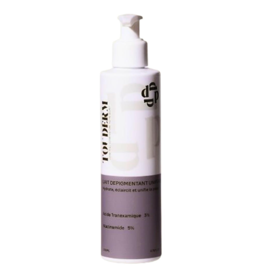 Touderm-Lait-Depigmentant-Unifiant-200ml.png Touderm Lait Depigmentant Unifiant 200ml – Image 1
