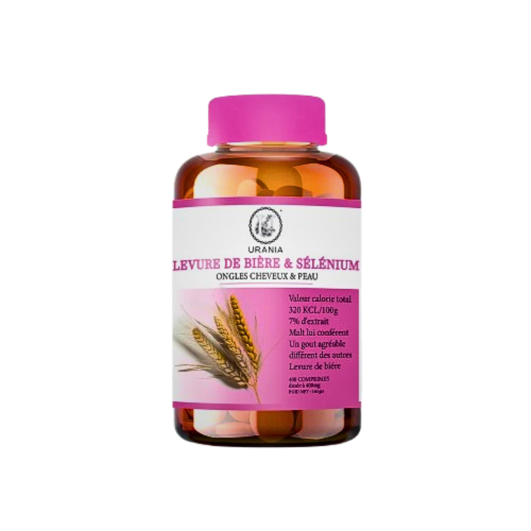 URANIA-Levure-de-biere-selenium-400-comprimes.png URANIA Levure De Biere & Selenium 400 Comprimes – Image 1