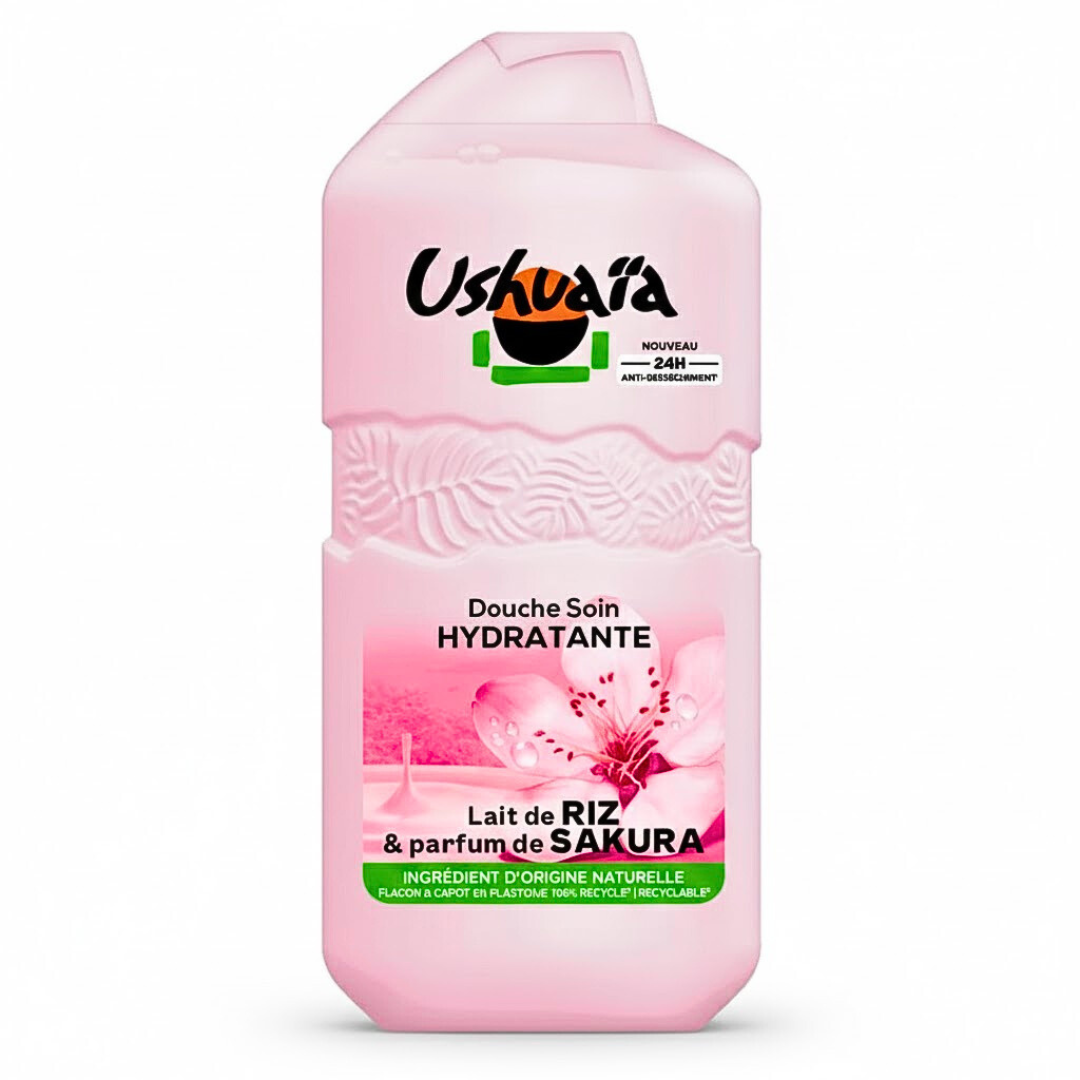 USH-Douche-Soin-Hydratante-Lait-De-Riz-Sakura-280ml.png Ushuaia Douche Soin Hydratante Lait De Riz Sakura 280ml – Image 1