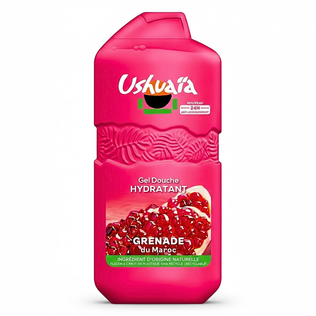 USH-Gel-Douche-Hydratante-Grenade-280ml.png Ushuaia Gel Douche Hydratante Grenade 280ml – Image 1