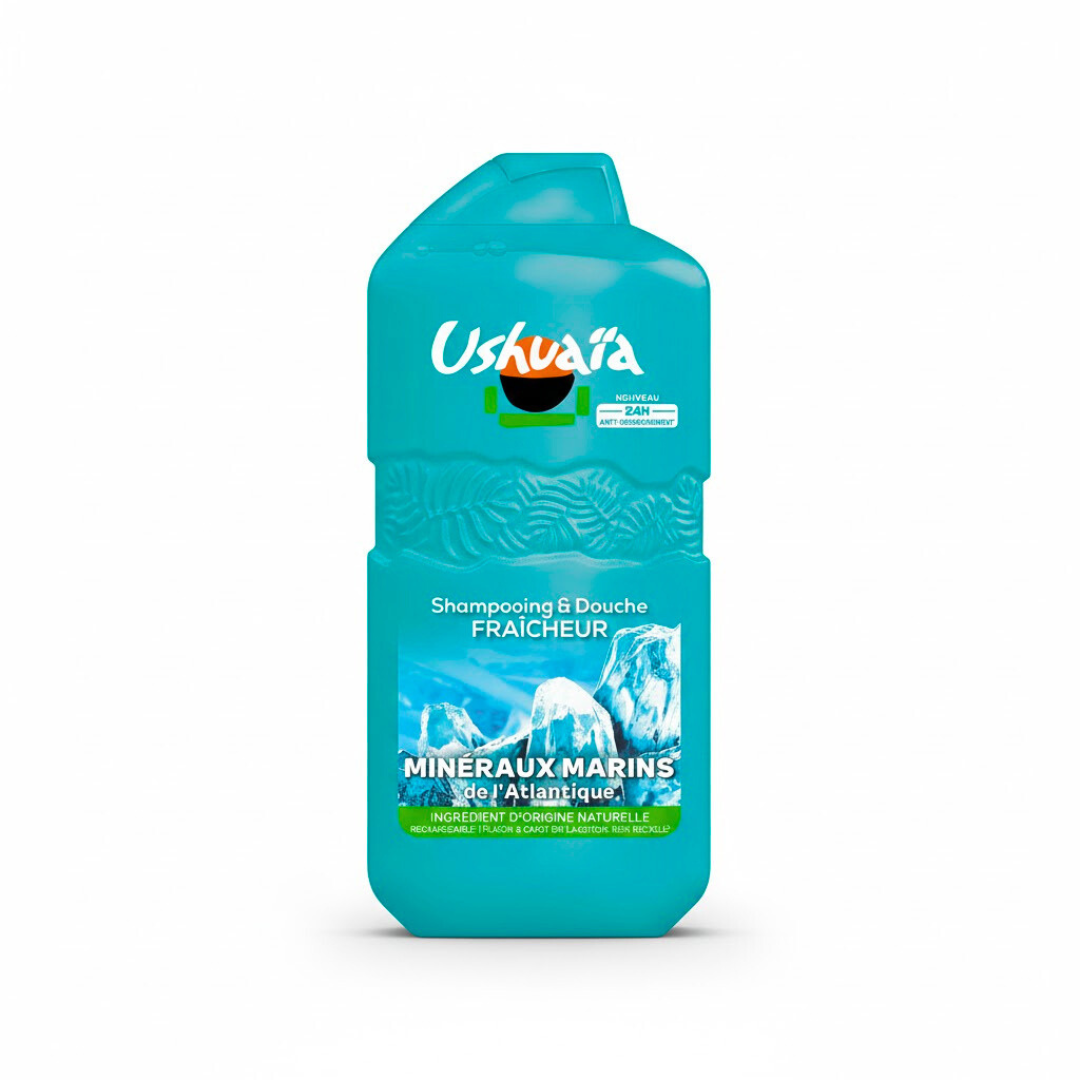 USH-shamp-Douche-Mineraux-Marins-280ml.png Ushuaia Shampoing & Douche Mineraux Marins 280ml – Image 1