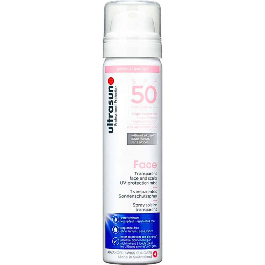 Ultrasun-Face-scalp-transparent-spray-spf50-75ml.png Ultrasun Face & Scalp Transparent Spray Spf50+ 75ml – Image 1