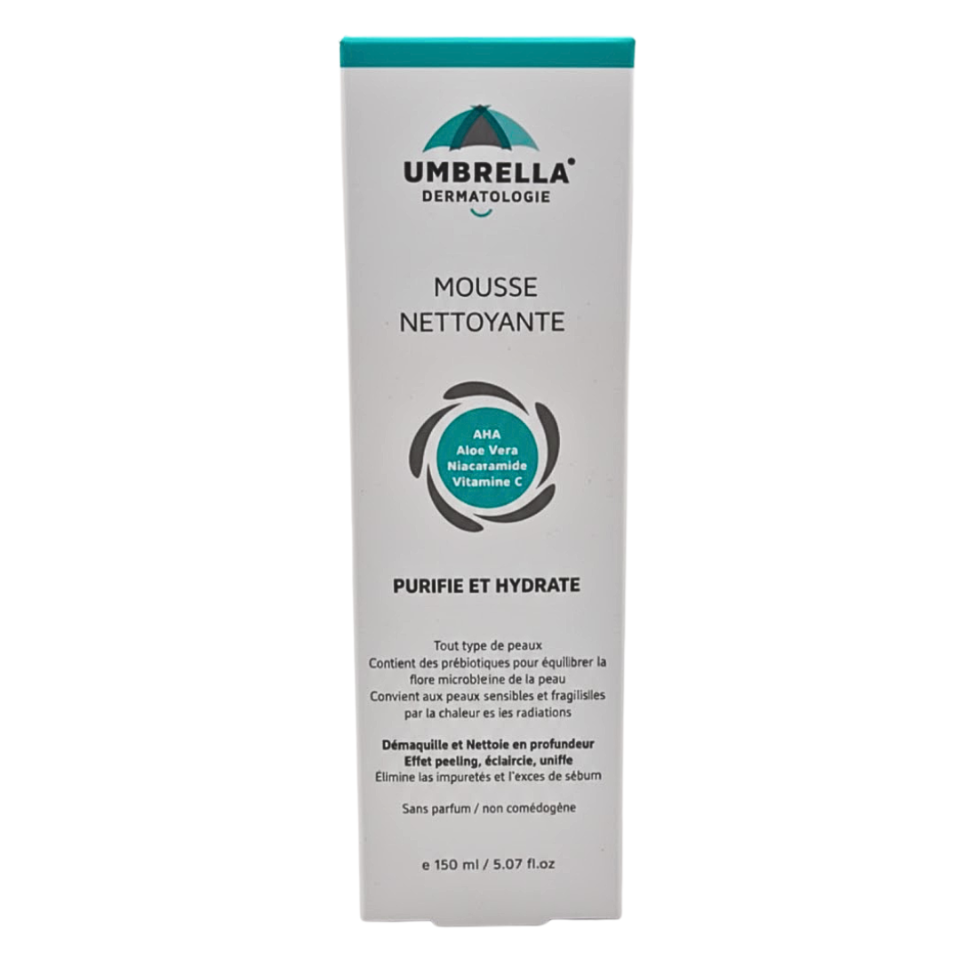 Umbrella-Mousse-Nettoyante-150ml.png Umbrella Mousse Nettoyante 150ml – Image 1
