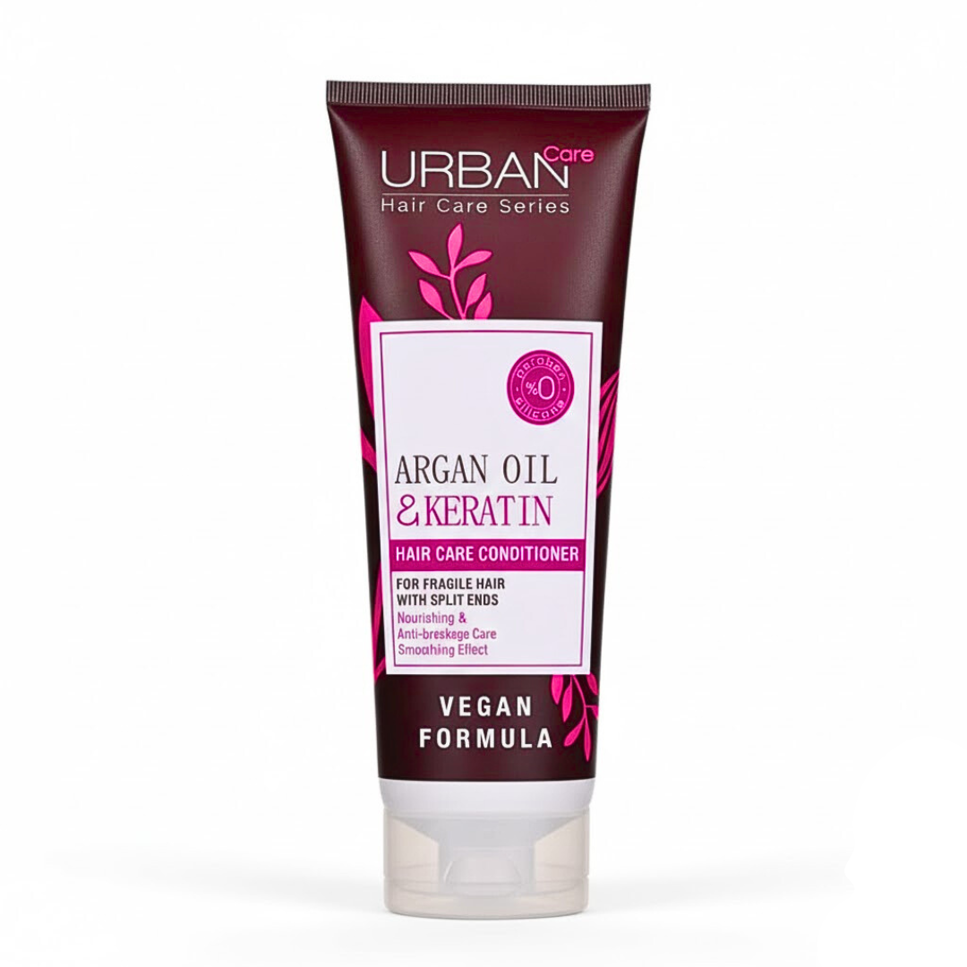 Urban-Care-Argan-Oil-Keratin-Conditioner-250ml.png Urban Care Argan Oil & Keratin Conditioner 250ml – Image 1