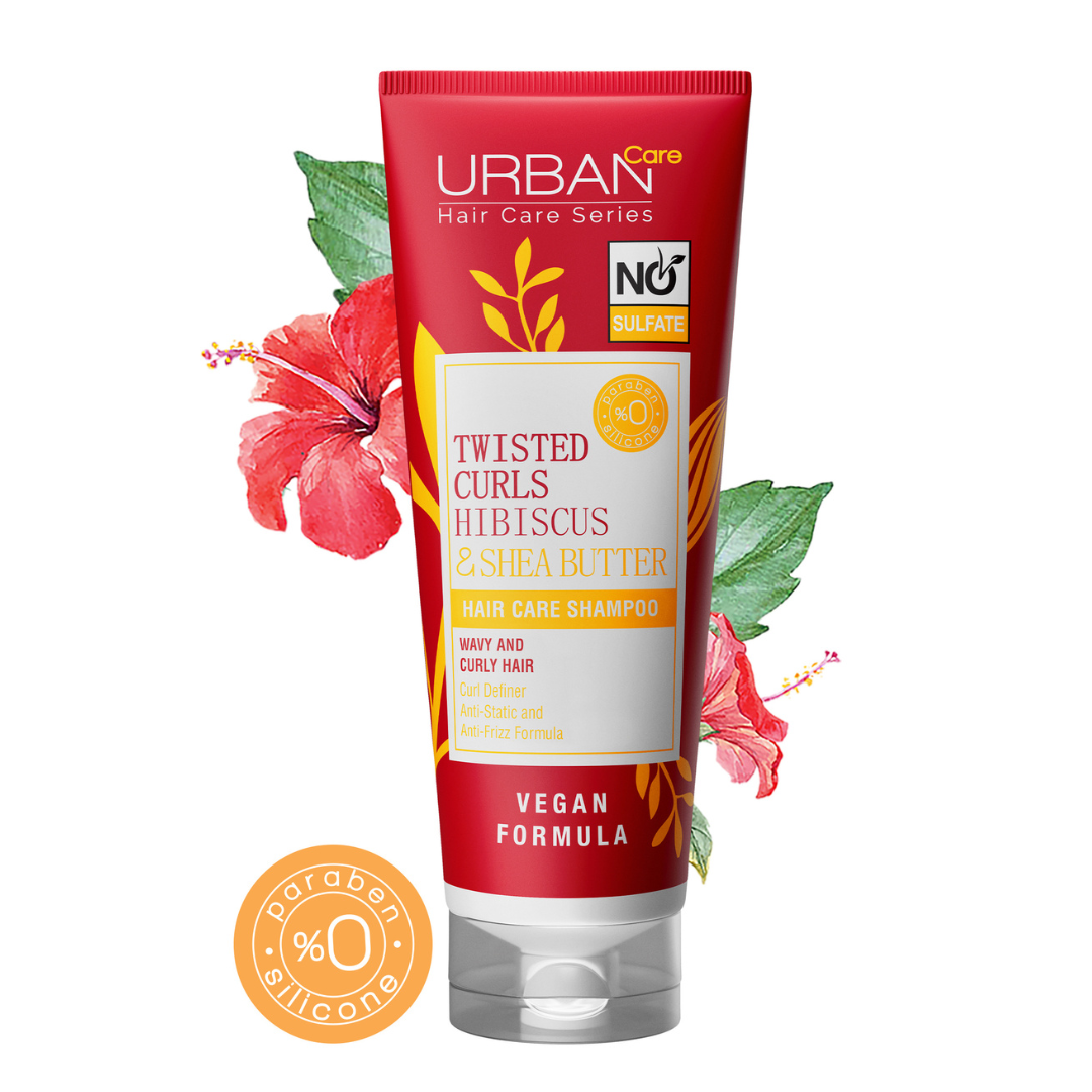 Urban-Care-Twisted-Curls-Hibiscus-Shea-Butter-Shampoo-250ml.png Urban Care Twisted Curls Hibiscus & Shea Butter Shampoo 250ml – Image 1