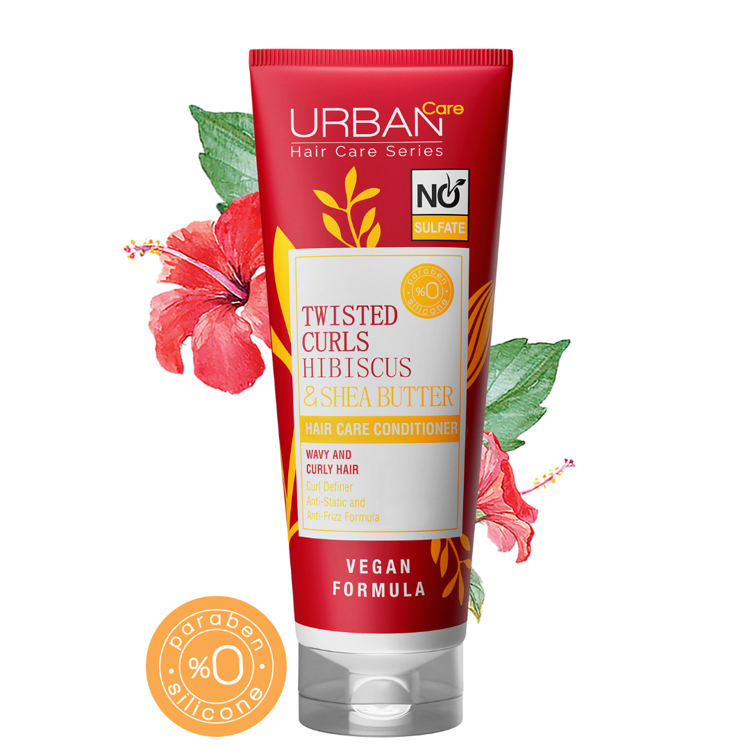 Urban-Care-Twisted-Curls-HibiscusShea-Butter-Conditioner-NoSulf-250ml.png Urban Care Twisted Curls Hibiscus&Shea Butter Conditioner NoSulf 250ml – Image 1