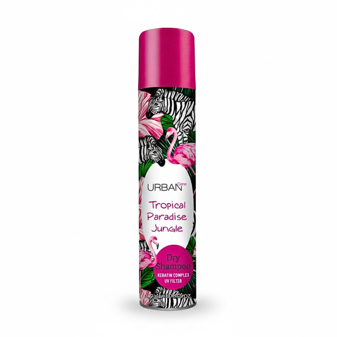 Urban-Dry-Shampoo-Tropical-Paradise-Jungle-200ml.png Urban Care Dry Shampoing Tropical Paradise Jungle 200ml – Image 1