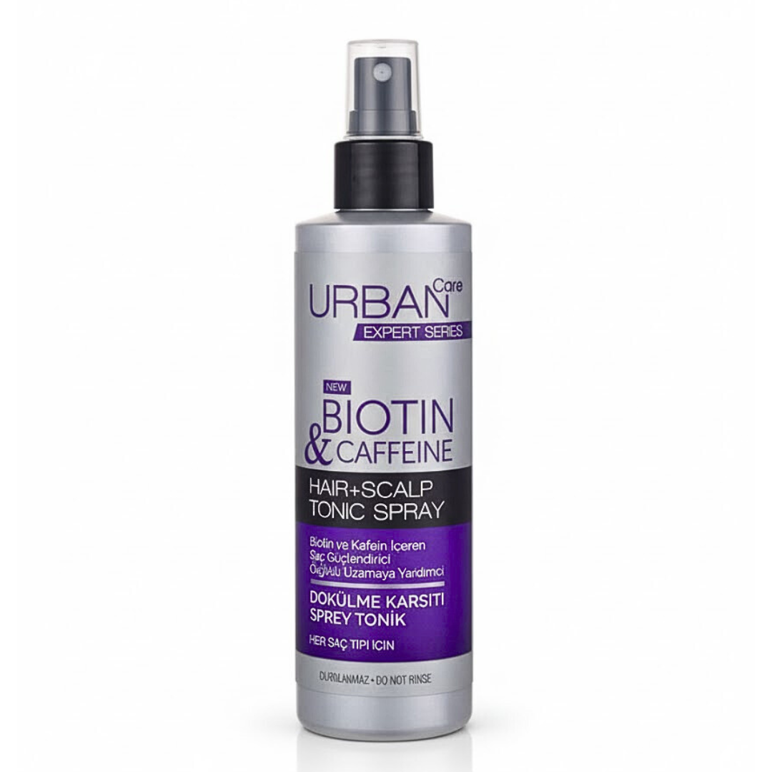 Urban-Expert-Series-Biotin-Caffein-Tonic-Spray-200ml.png Urban Care Expert Series Biotin & Caffein Tonic Spray 200ml – Image 1
