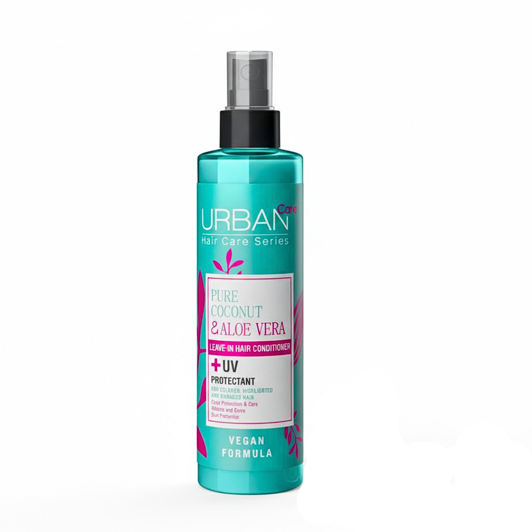 Urban-Pure-Coconut-Aloe-Vera-Conditioner-200ml.png Urban Care Pure Coconut & Aloe Vera Conditioner 200ml – Image 1