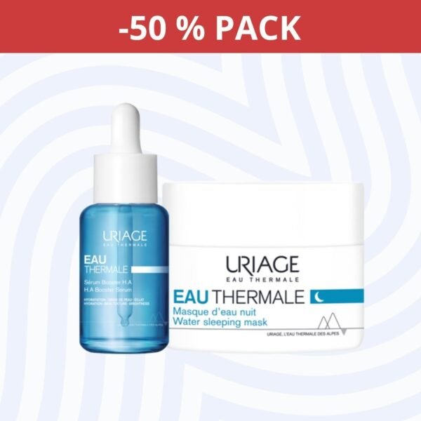 Uriage Eau Thermale Serum Booster + Masque D&rsquo;eau Nuit -50% PACK