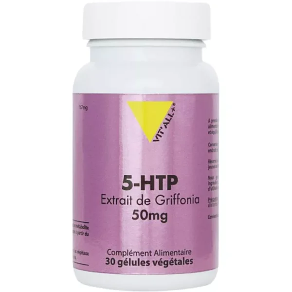 VITALL PLUS 5-HTP EXTRAIT DE GRIFFONIA 50MG